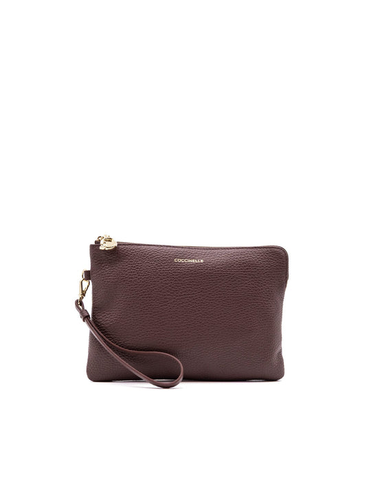 Mini Pochette C-Me Softy Coccinelle in Pelle Berry
