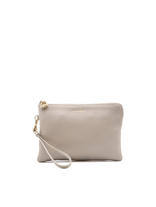 Mini Pochette C-Me Softy Coccinelle in Pelle Eucalipto