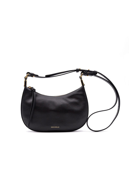 Borsa Coccinelle in Pelle Martellata Nera