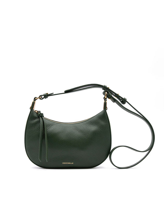 Borsa Coccinelle in Pelle Martellata Verde