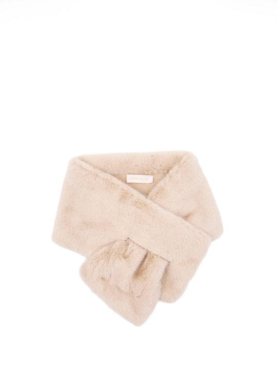 Stola Coccinelle Eco Pelliccia Taupe