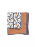Foulard Coccinelle Snowdrop Wallpaper in Seta Cognac