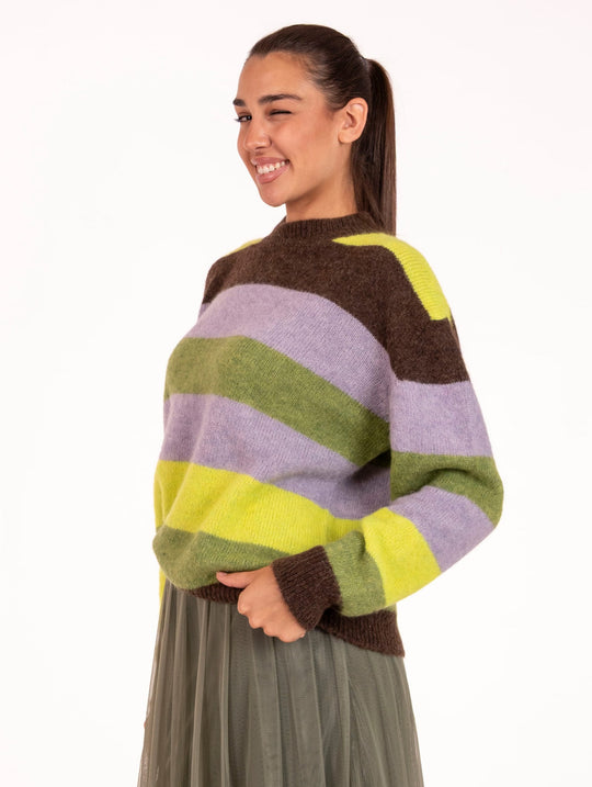 Pull Daniele Fiesoli in Alpaca e Lana Multicolor