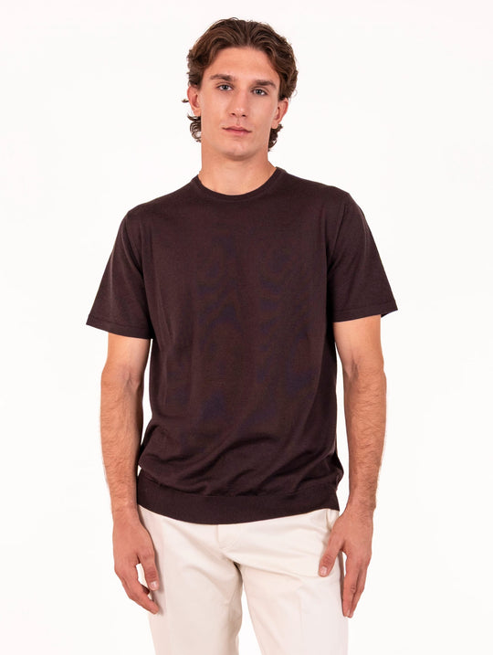 Maglia M/M Daniele Fiesoli in Lana Merino Extrafine Cacao