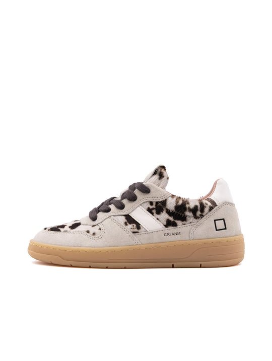 Sneakers Court Animalier Cow D.A.T.E.