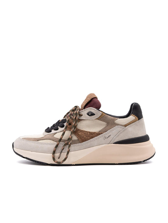 Sneakers Musa Colored D.A.T.E. in Suede Ivory