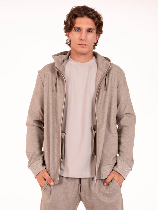 Felpa evore in Cashmere Taupe