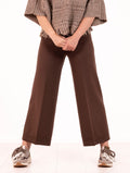 Pantalone D.Exteiror in Lana Merinos Marrone