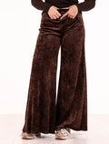 Pantalone Ampio D.Exterior in Tulle Floccato Marrone