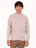 Maglia Eleventy Milano Platinum in Lana Corda e Panna