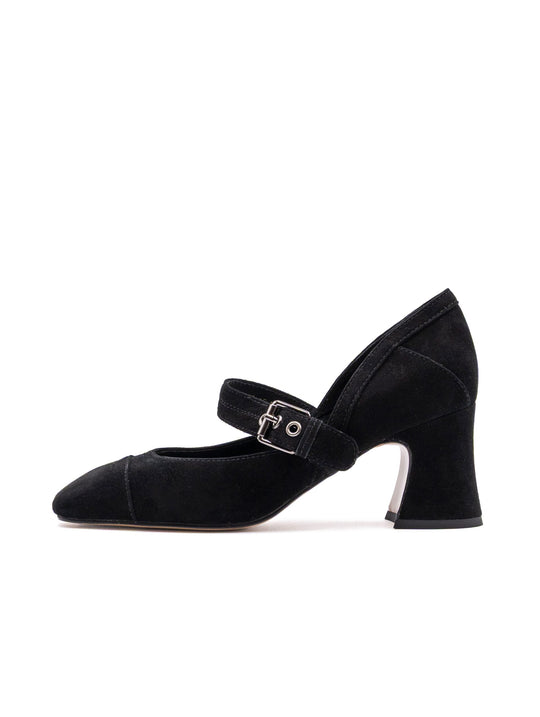 Decolletè Bebè Molly Emanuelle Vee in Suede Nero