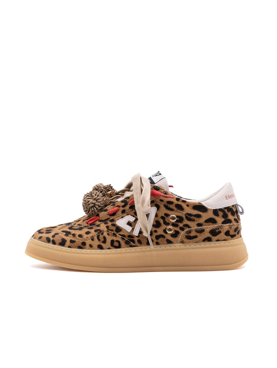 Sneakers Pixi Emanuelle Vee in Cavallino Leopard