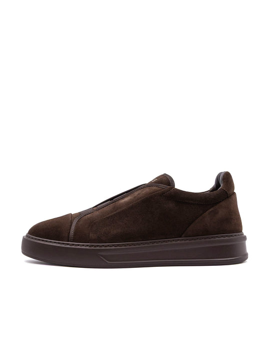 Sneaker Fabi in Suede Testa di Moro