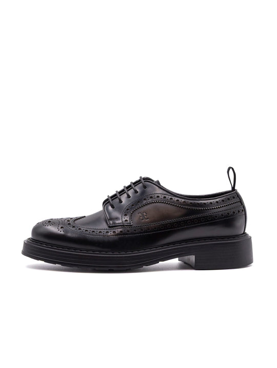 Derby Fabi in Pelle Nera