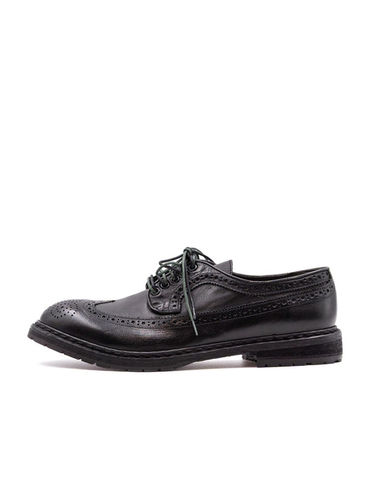 Derby Duilio Four Stroke in Capra Vegetale Nera