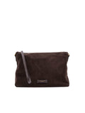 Borsa Nora Pouch Gianni Chiarini in Suede Moka