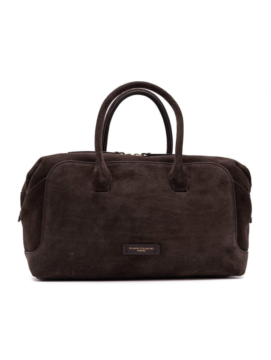 Borsa Gemma Gianni Chiarini in Suede Moka