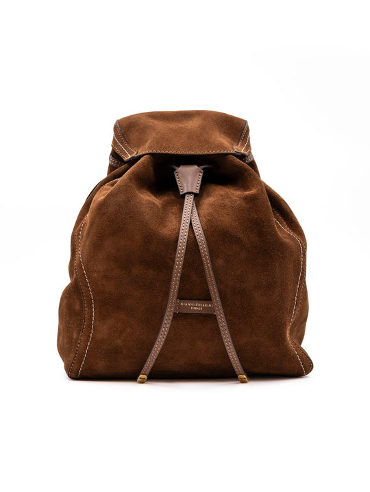 Zaino Violette Gianni Chiarini in Suede Cognac