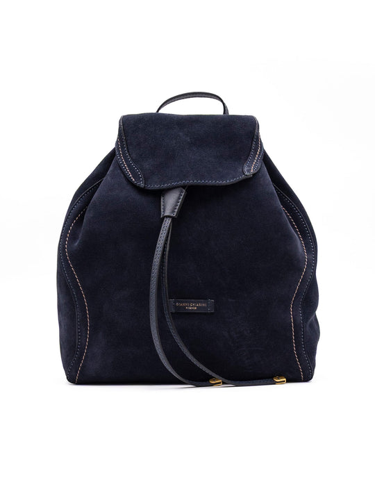 Zaino Violette Gianni Chiarini in Suede Blu