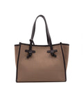 Marcella Medium Gianni Chiarini in Canvas Canapa e Espresso