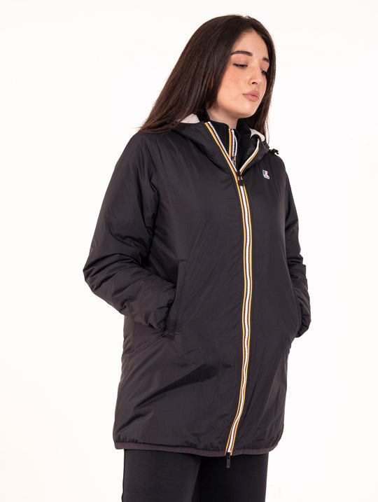 Giubbotto Jacinthe Orsetto K-way Nero