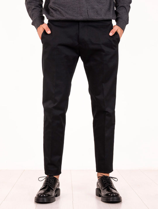 Pantalone Lardini in Viscosa Nero