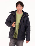 Parka Manifattura Ceccarelli Fisherman in Cotone Idrorepellente Bluette