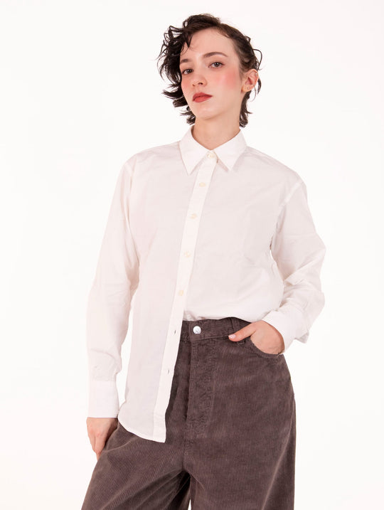 Camicia American Roy Roger's in Cotone Bianca