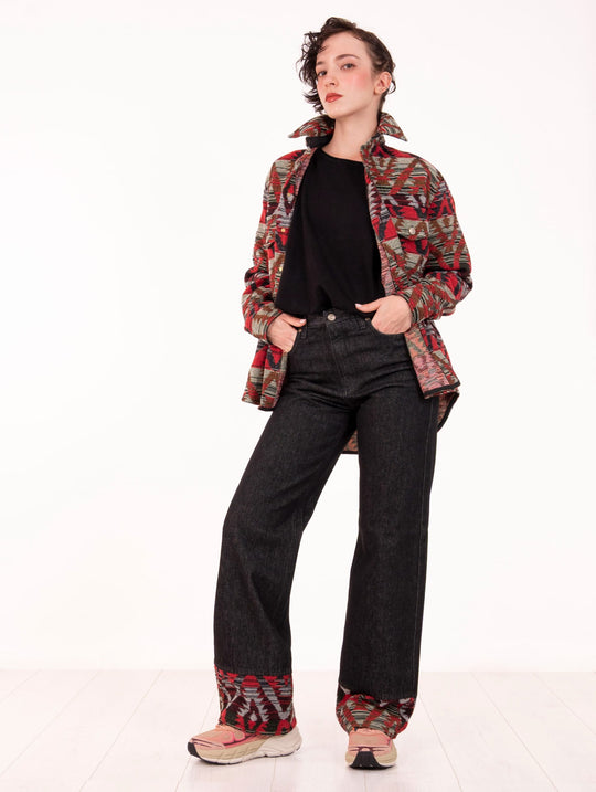Jeans Fishing Tapestry Roy Roger's in Denim Black