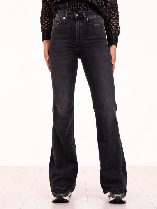 Jeans Ornella Siviglia in Cotone Denim Antracite