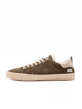 Sneakers Springa in Suede Taupe