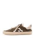 Sneakers Springa in Suede Taupe