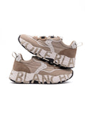 Sneaker Club105 Voile Blanche Suede e Nylon Beige
