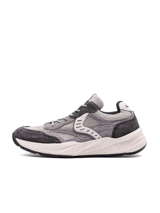Sneakers Club22 Voile Blanche in Suede Grigio e Antracite