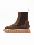 Beatles Grenelle Voile Blanche in Suede Cioccolato