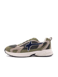 Sneakers Arrow W6YZ in Suede Verde Militare e Blu
