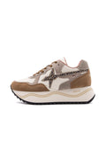Sneaker Deva W6YZ in Suede e Tessuto Maculato