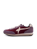 Sneacker Samoa W6YZ in Pelle e Suede Viola e Bordeaux