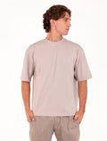T-Shirt M/M White Sand in Modal Tortora
