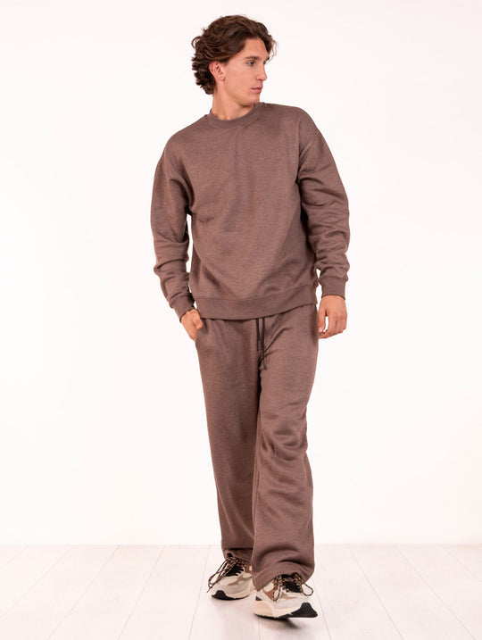 Jogger Woc in Modal, Cotone e Cashmere Cioccolato