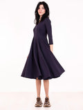Meimeij Scuba Blue Panel Dress