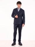 Abito Sartoriale Doppiopetto Four Stroke in Lana Vergine Navy