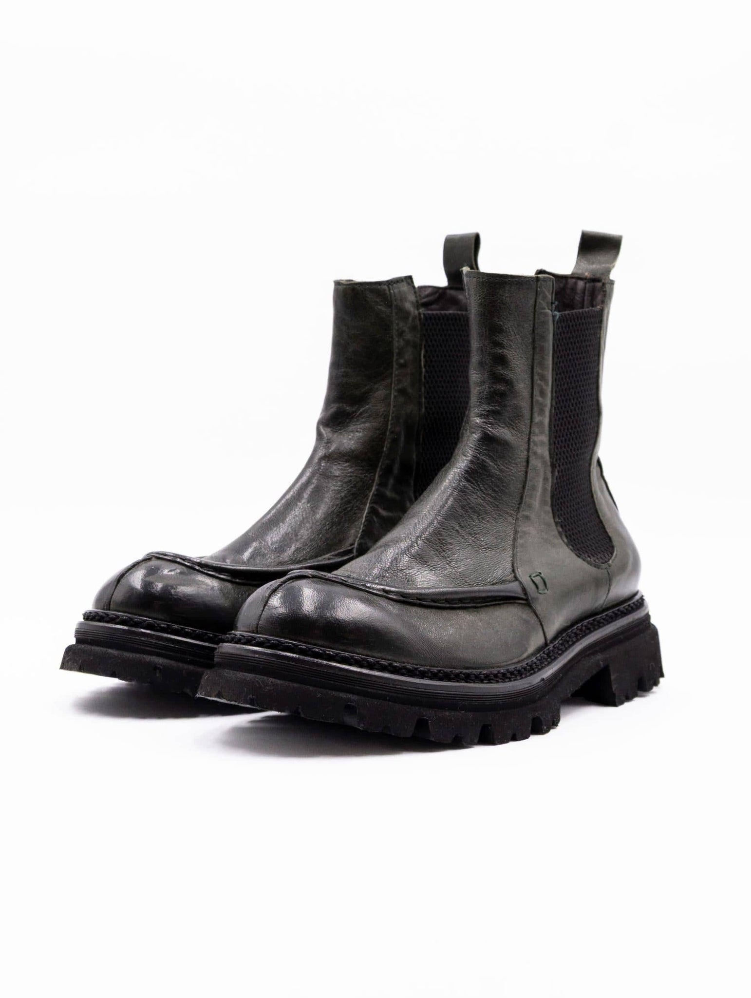 Beatles Four Stroke in Pelle Verde Foresta