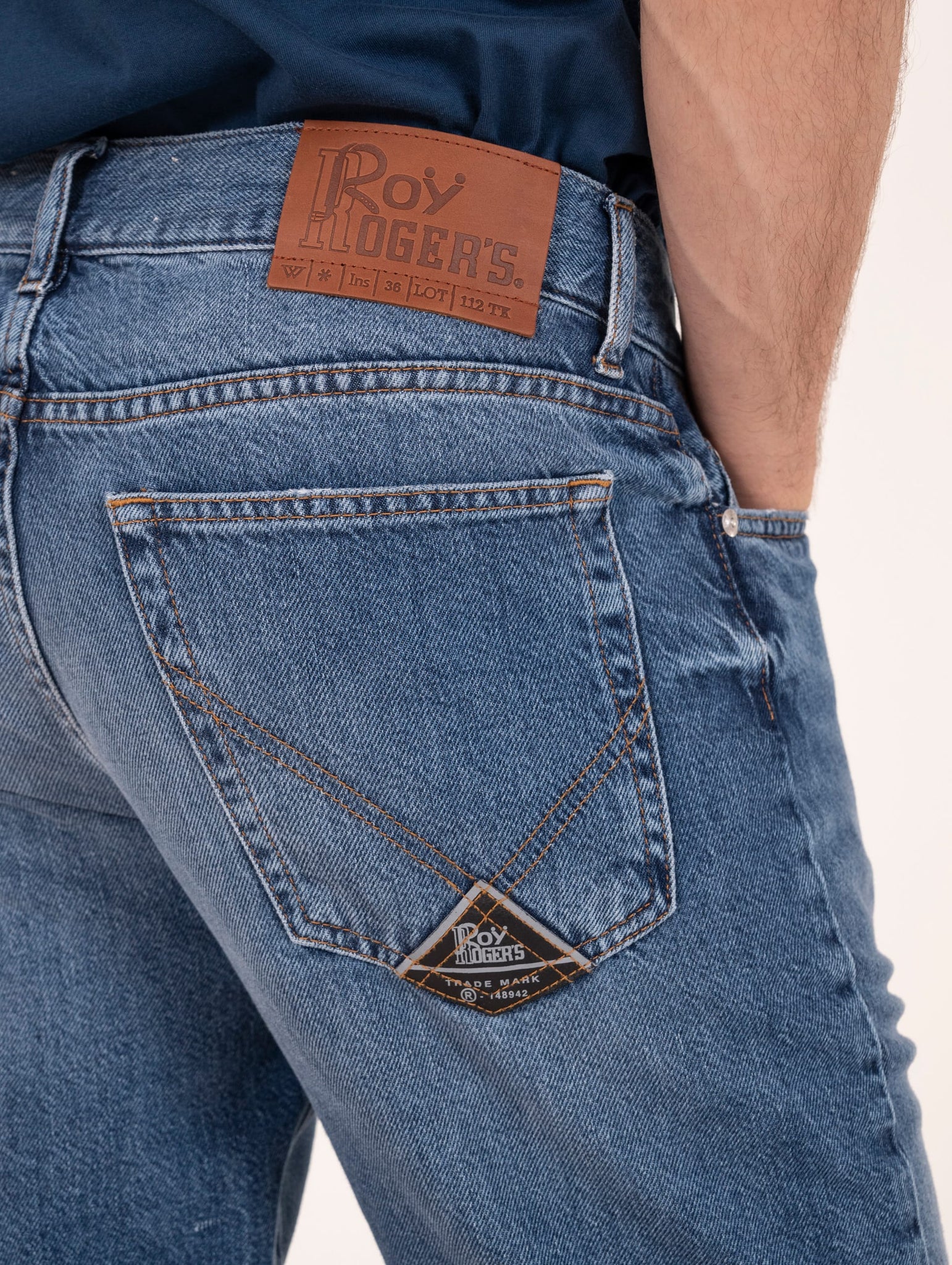 Bermuda Cult Roy Roger's in Denim Medio