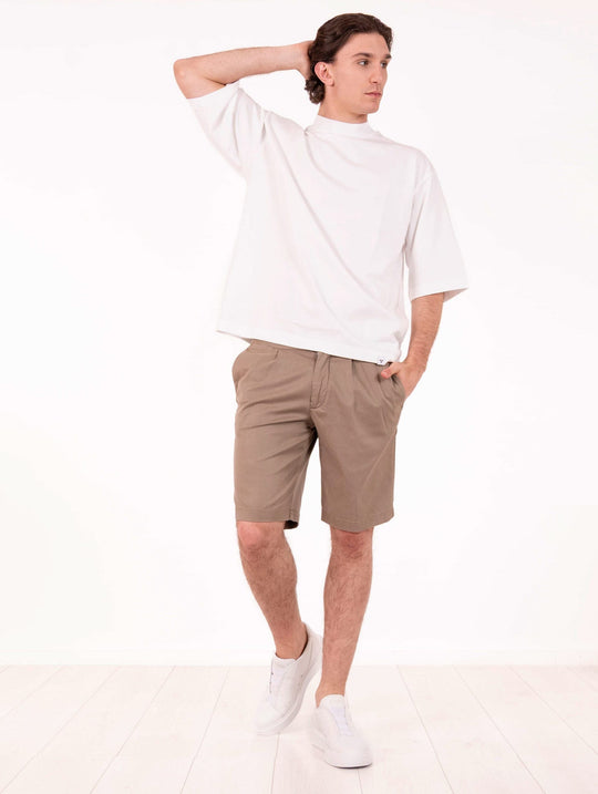 Bermuda Devore in Tencel e Cotone Corda