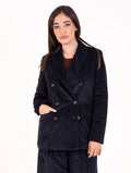 Blazer Doppiopetto Myths in Velluto Blu