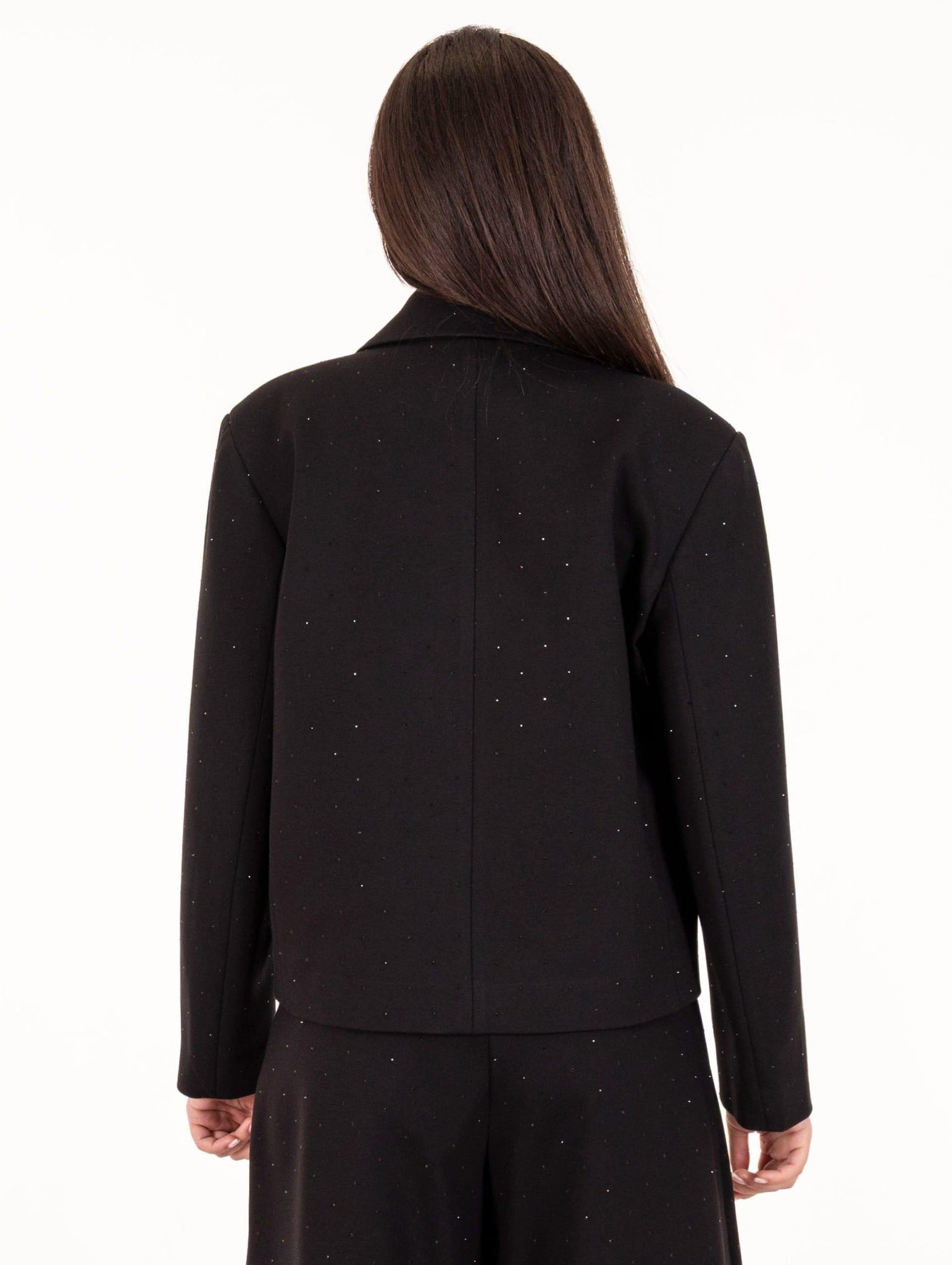 Blazer Meimeij Scuba Strass Nera
