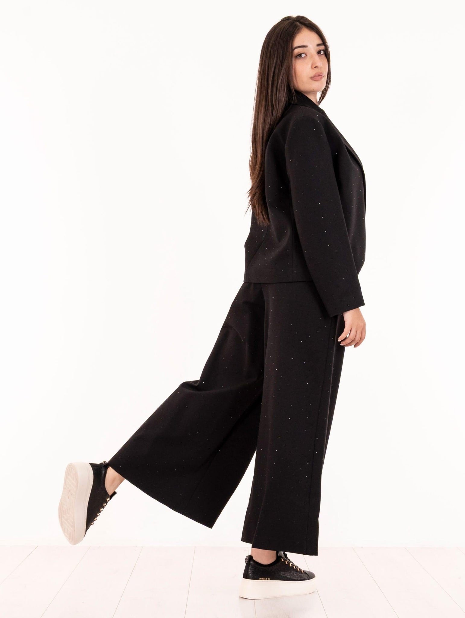 Blazer Meimeij Scuba Strass Nera