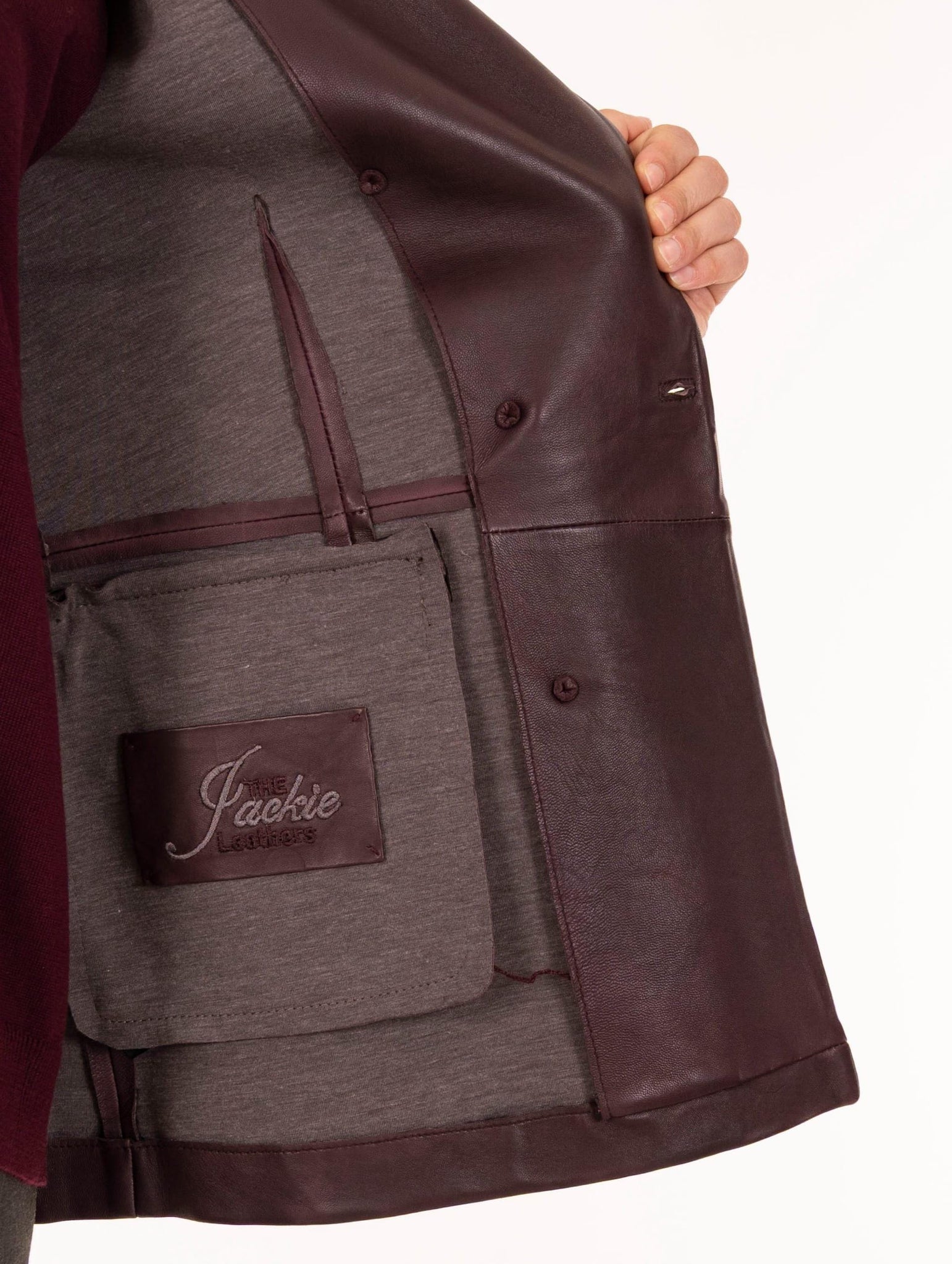 Blazer Tiak The Jeackie Leather in Pelle Plongee Granada