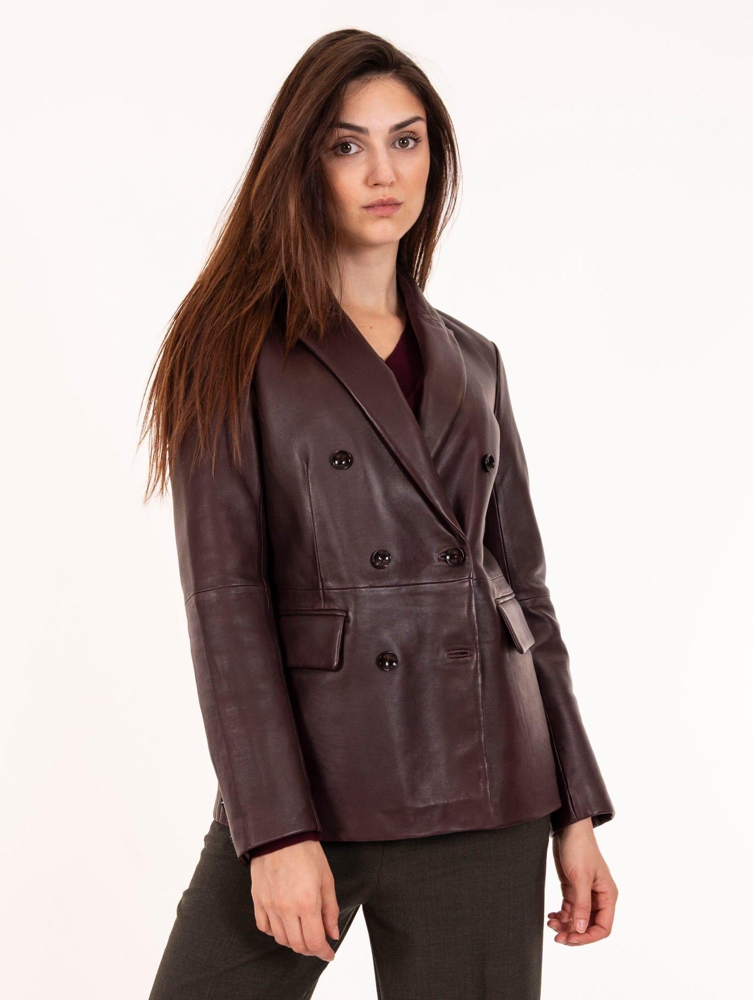 Blazer Tiak The Jeackie Leather in Pelle Plongee Granada